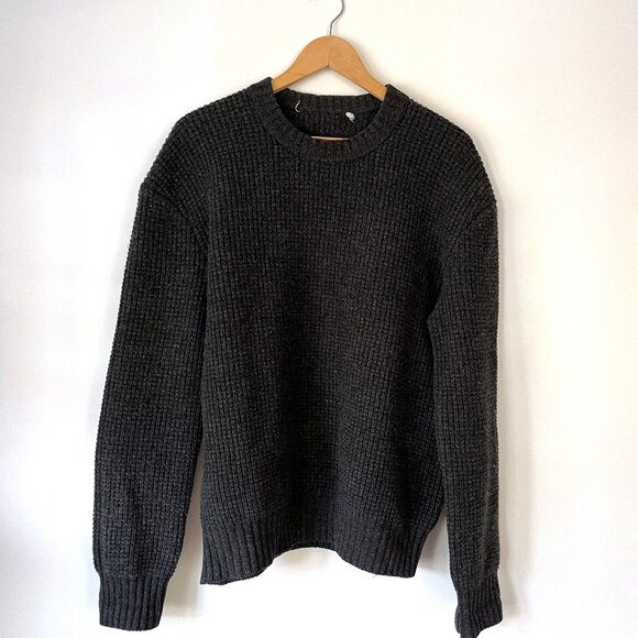 Frame Grey Wool Waffle Knit Sweater – Really Nice! - Picture 1 of 7
